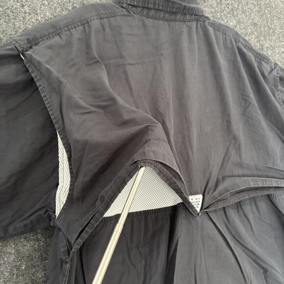 Alabama Crimson Tide Shirt Men's Large Black Columbia PFG Vented Fishing Bama - Picture 6 of 10